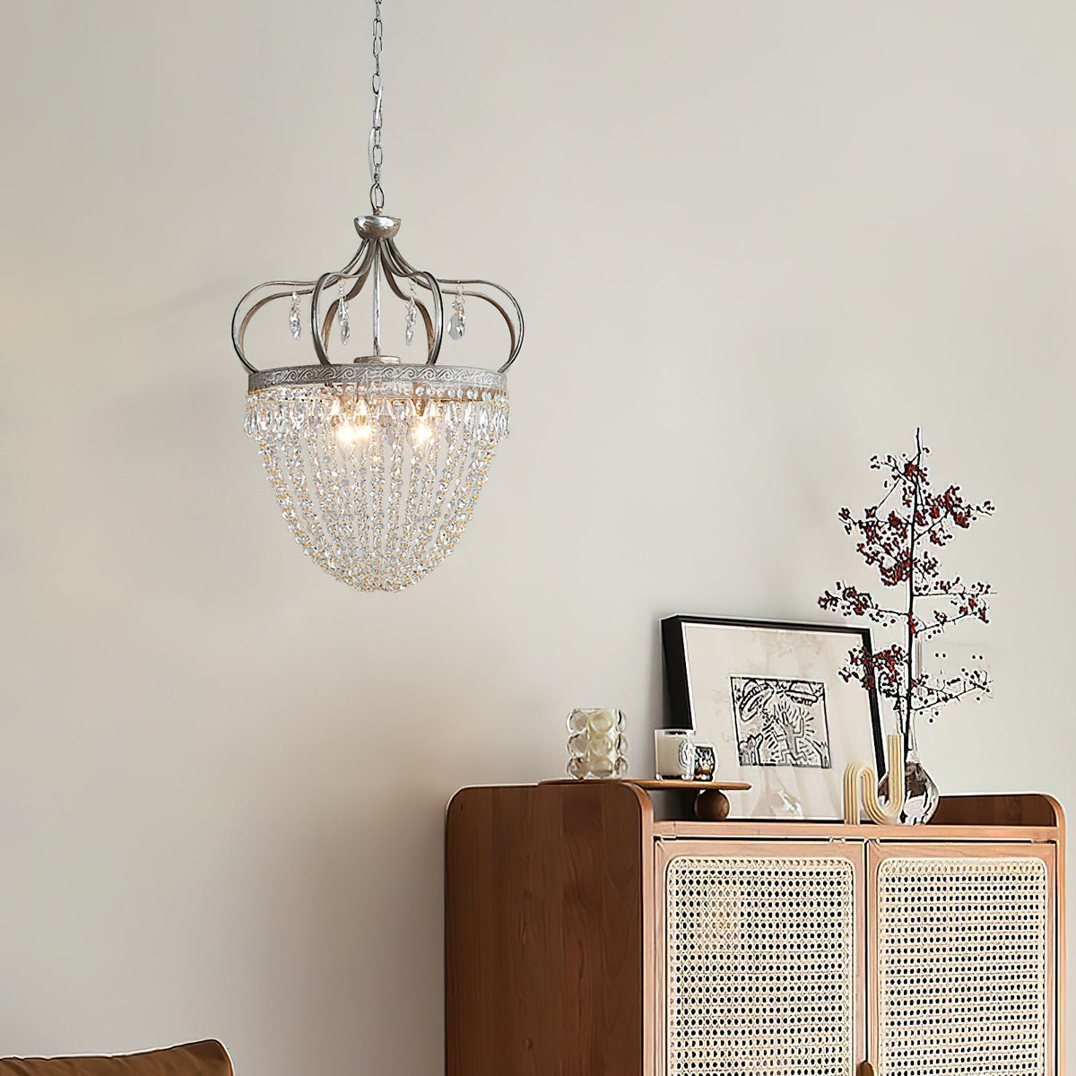 Abella Lustre Cristal Goutte de Larme