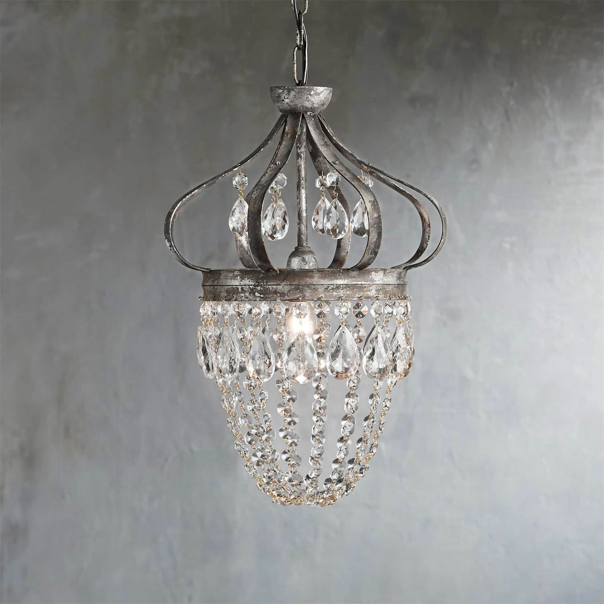 Abella Lustre Cristal Goutte de Larme