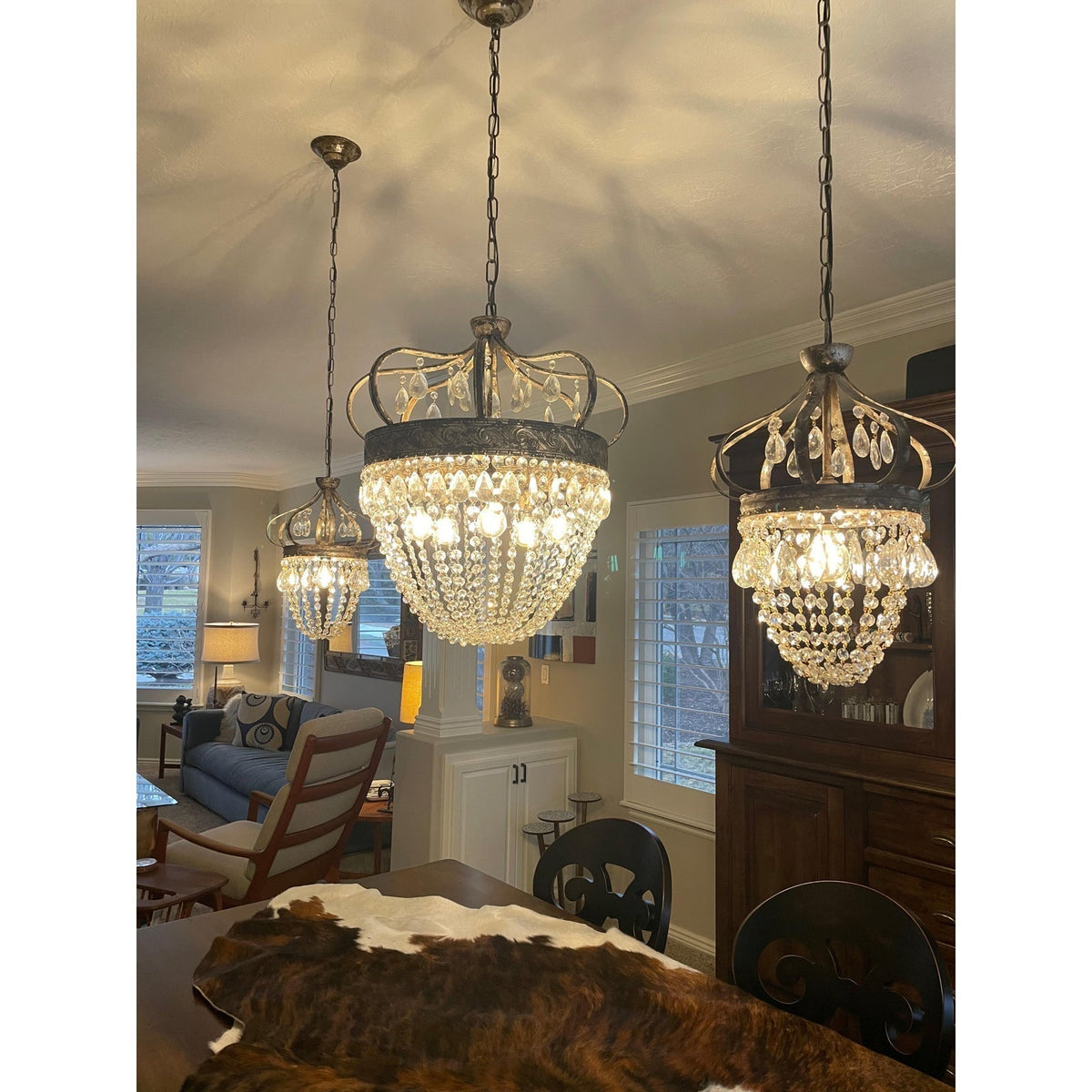 Abella Lustre Cristal Goutte de Larme