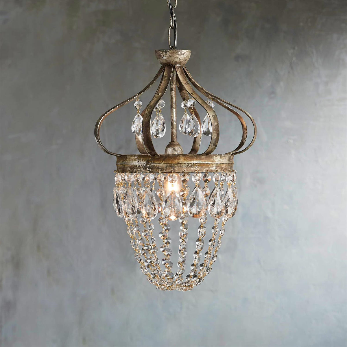 Abella Lustre Cristal Goutte de Larme