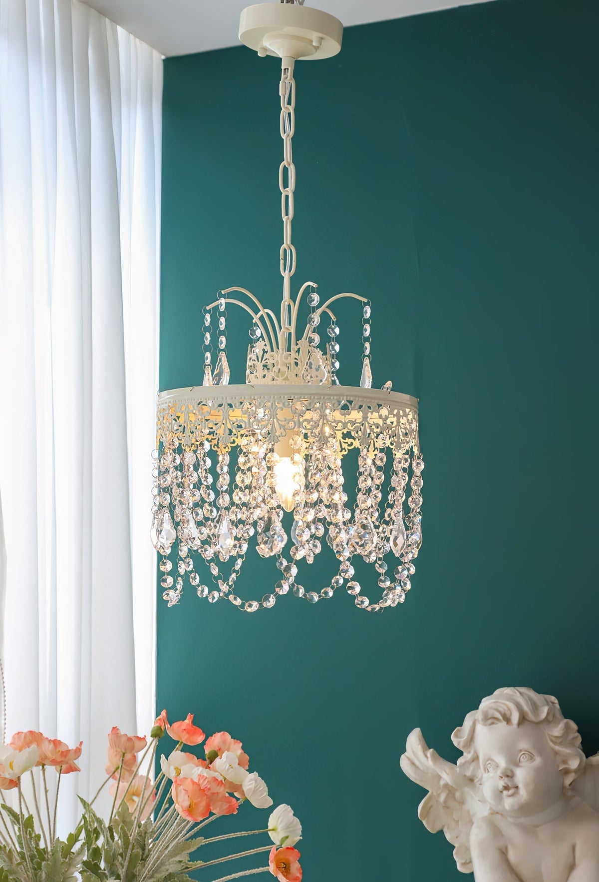 Ershaa Lustre Métal Cristal Luxe Postmoderne