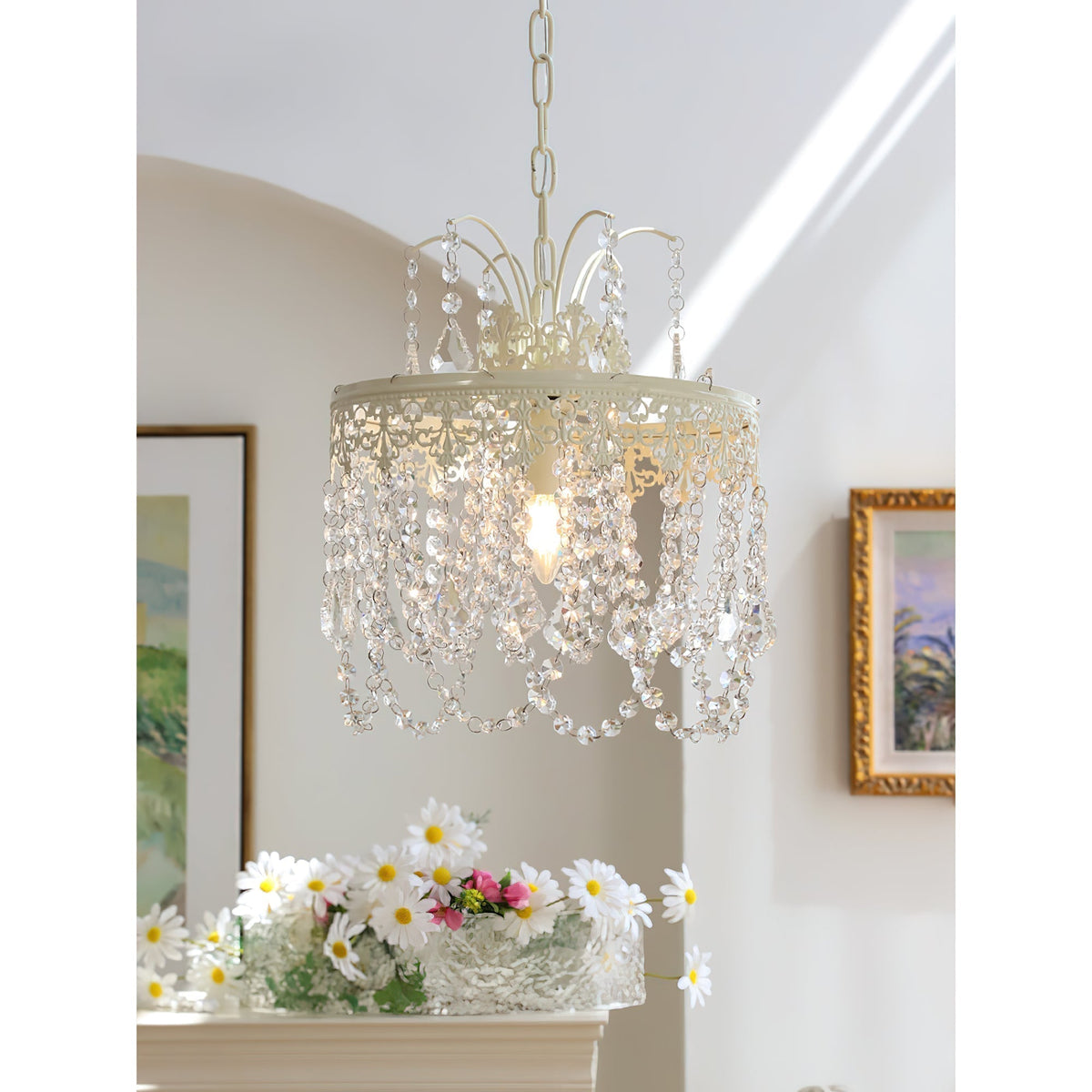 Ershaa Lustre Métal Cristal Luxe Postmoderne