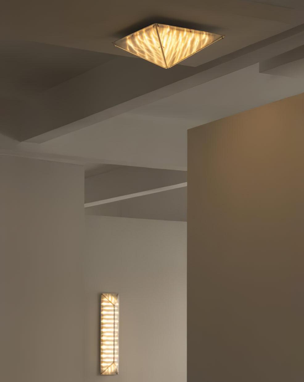 Facet Plafonnier Verre Moderne