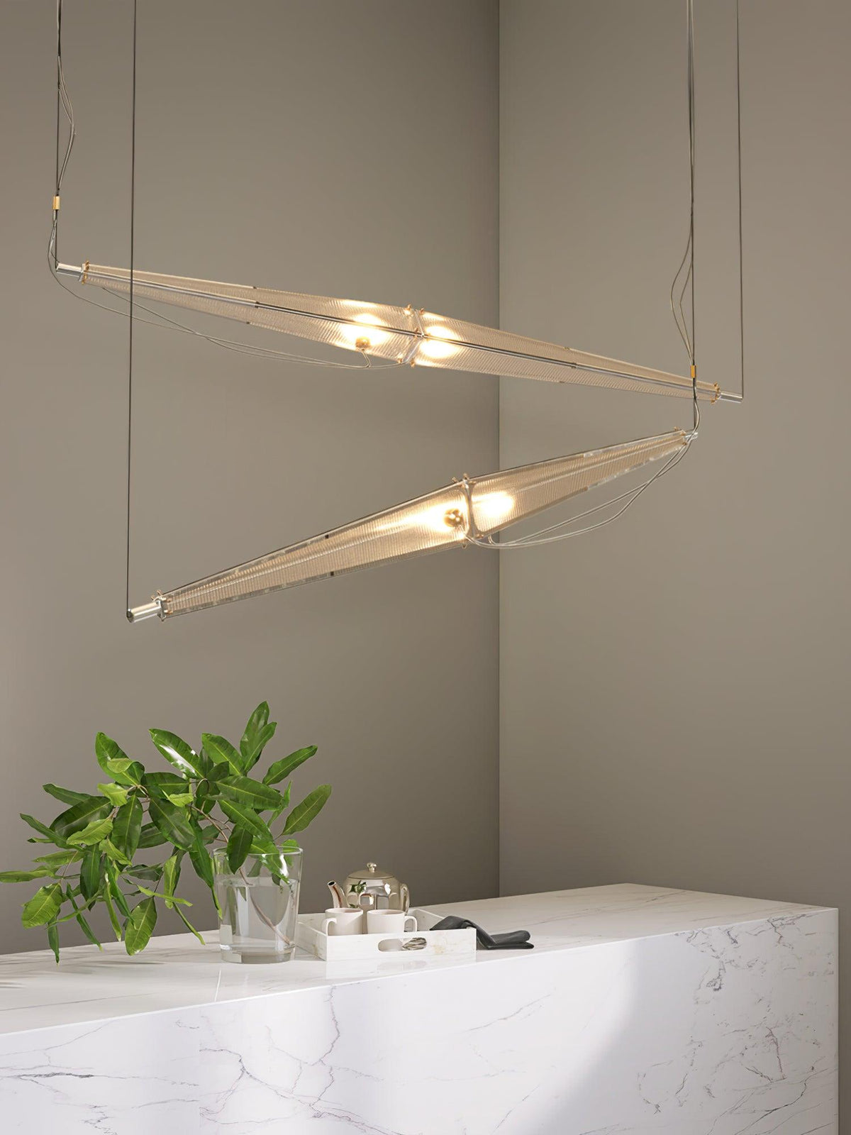 Vivael Lampe Suspension Artistique Moderne Minimaliste