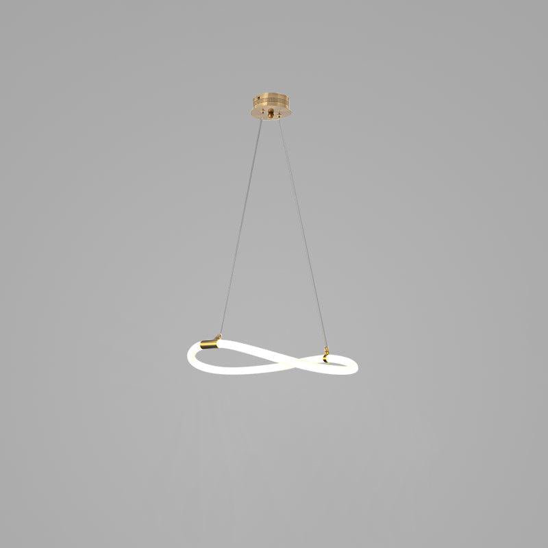 Olvoria Lustre Flexible Silicone Courbe Moderne Élégant