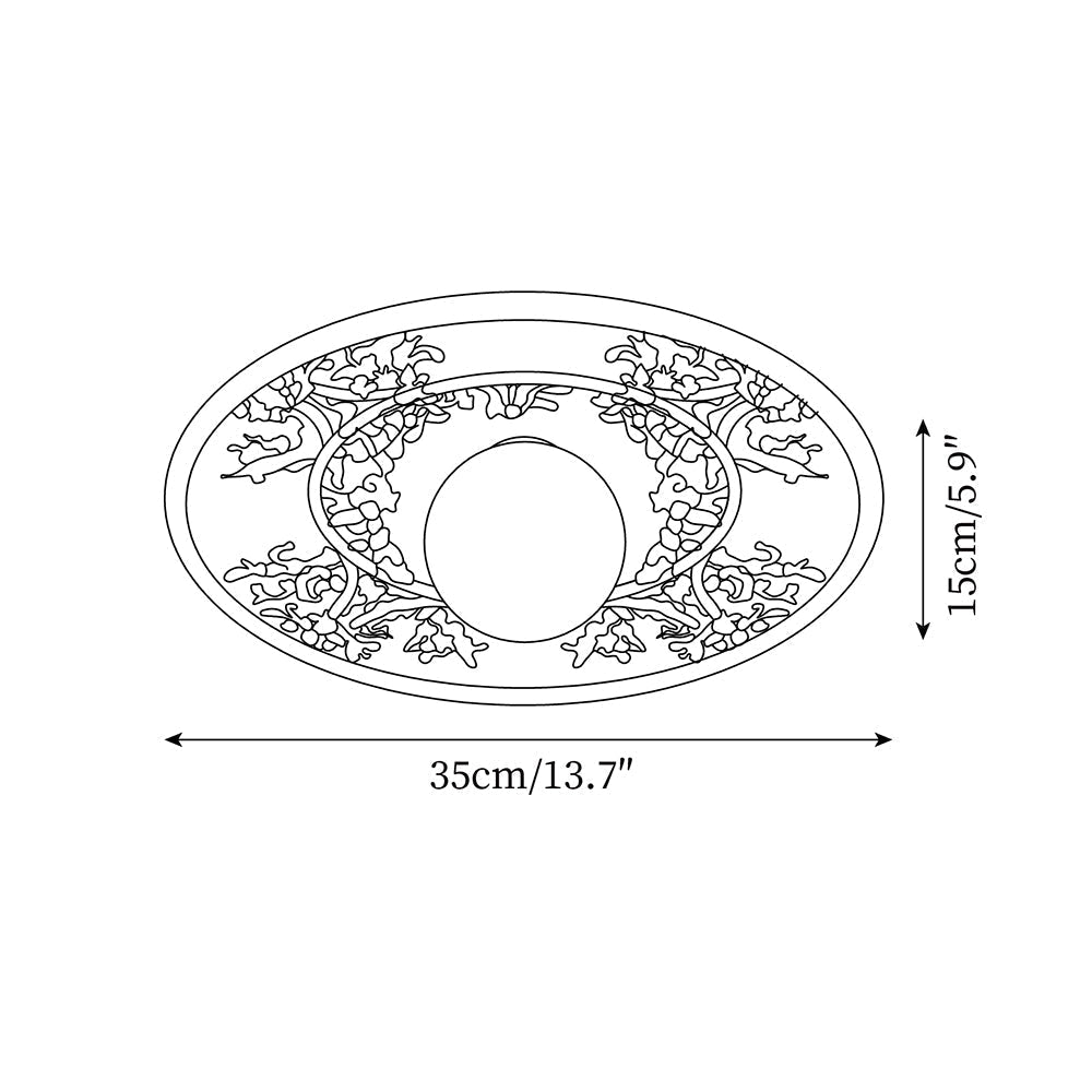 Lace Plafonnier