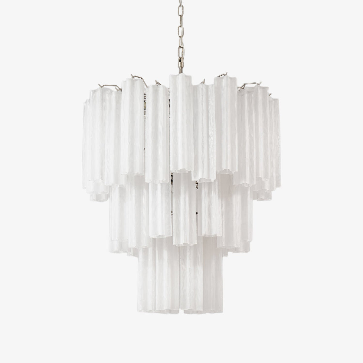 Fiorelia Lustre en Verre Givré Minimaliste