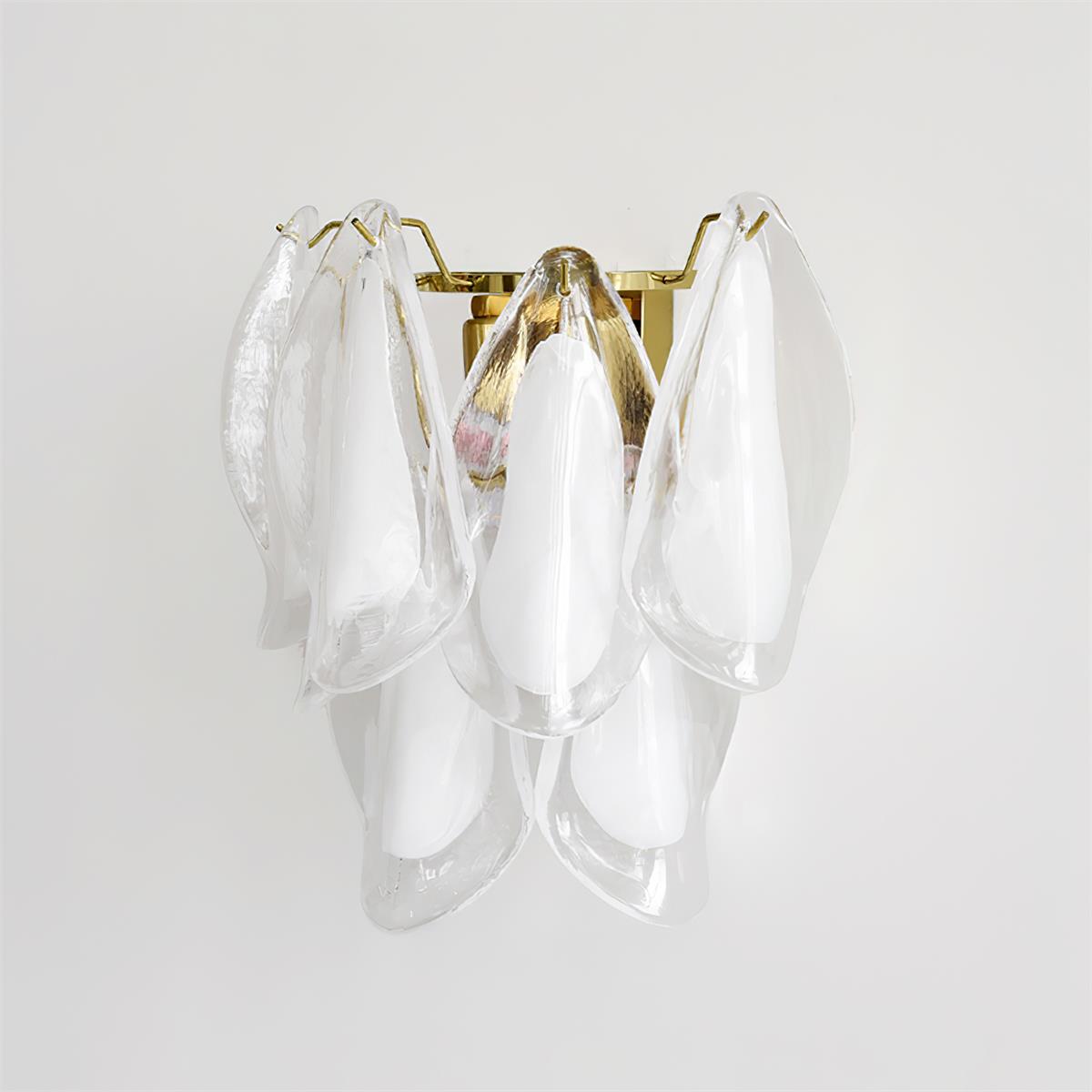 Opheli Petal Glass Wall Lamp-Neutral Decor