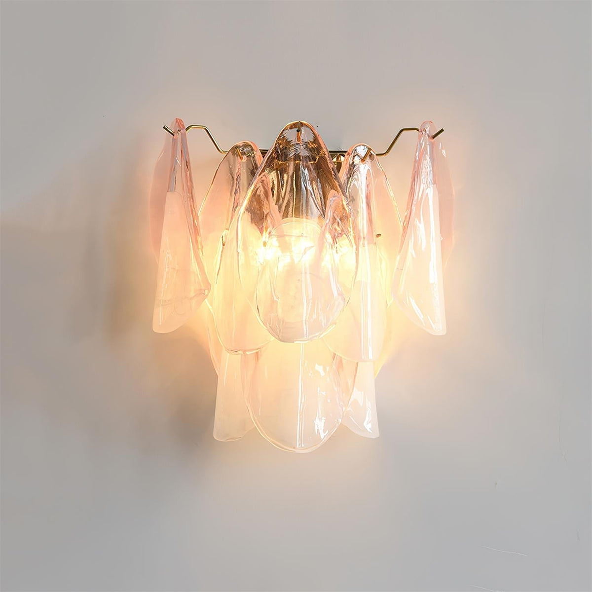 Opheli Petal Glass Wall Lamp-Neutral Decor
