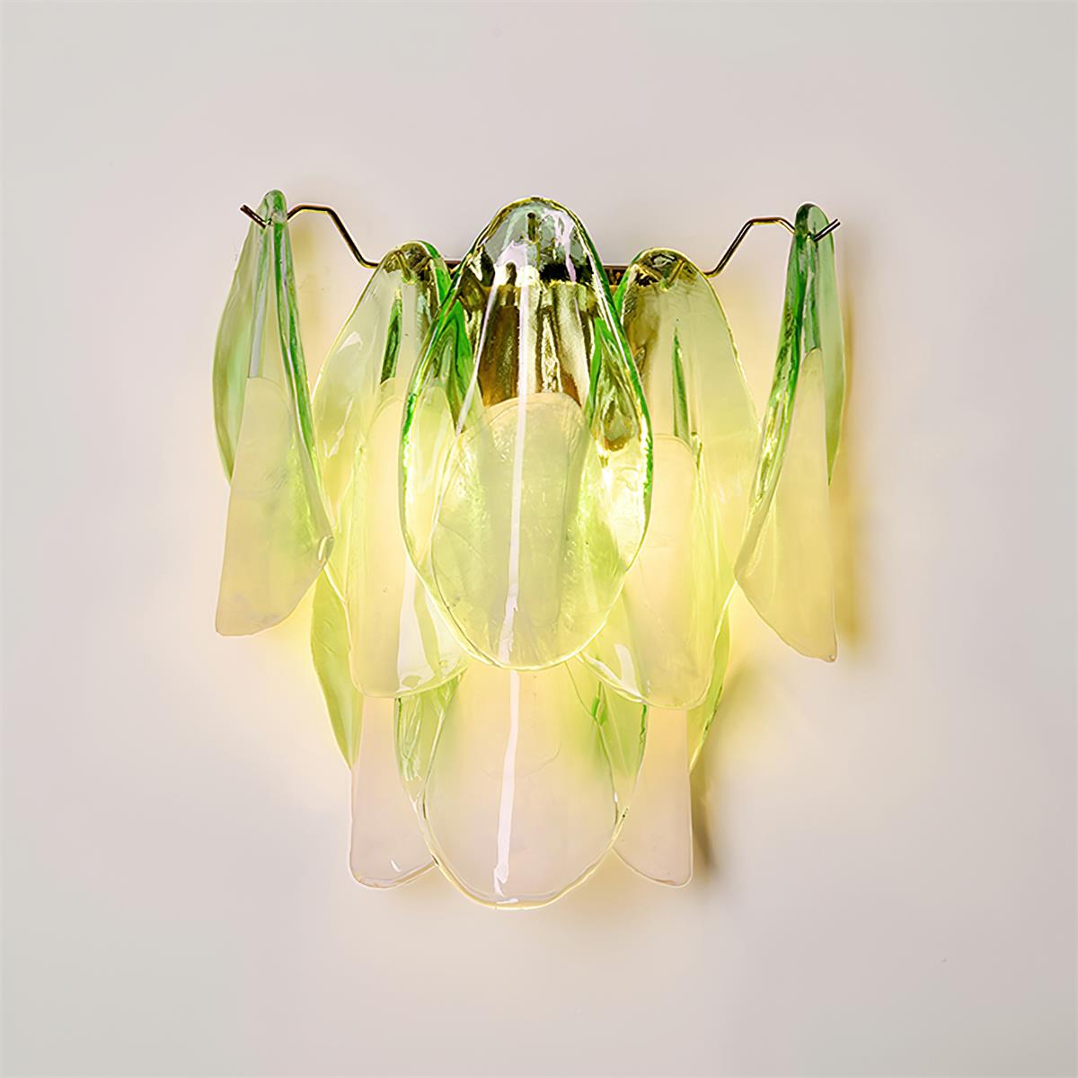 Opheli Petal Glass Wall Lamp-Neutral Decor
