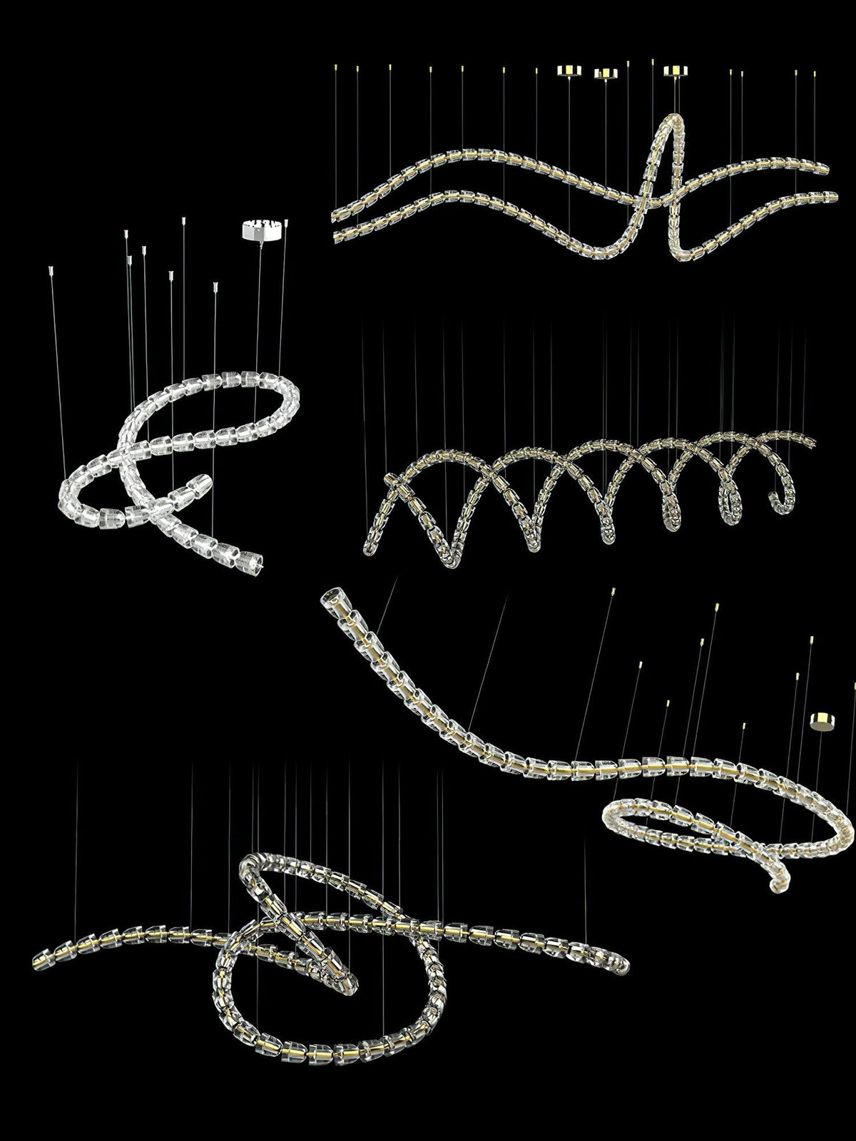 Myvenarae Moderne LED Lustre