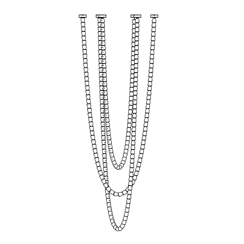 Celio Lustre Cristal Doré LED 3-Lignes