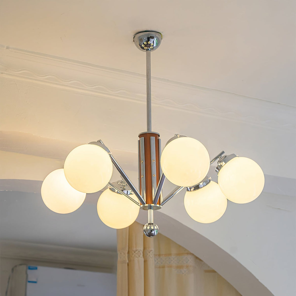 Orina Chandelier Mid-century-Neutral Decor