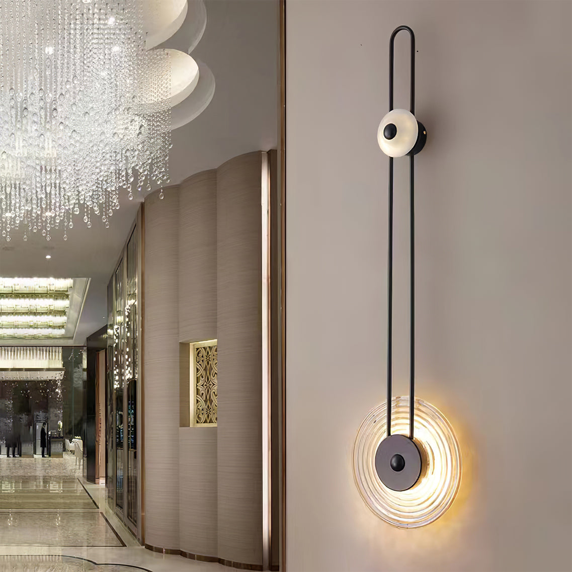 Gaia Wall Lamp Sculptural Geometry Alabaster-Neutral Decor