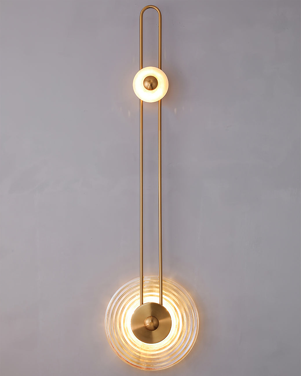 Gaia Wall Lamp Sculptural Geometry Alabaster-Neutral Decor