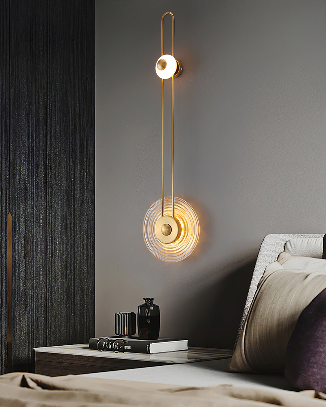 Gaia Wall Lamp Sculptural Geometry Alabaster-Neutral Decor