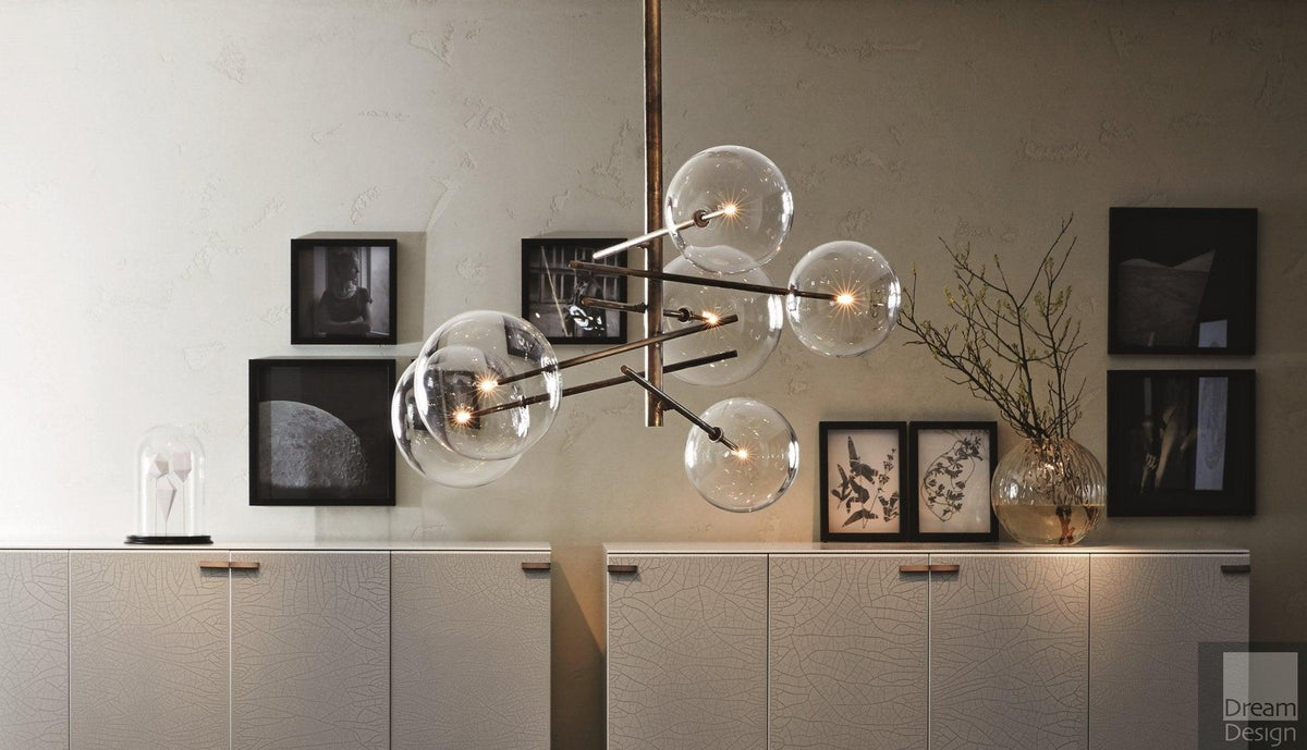 Coretta Lustre LED Cristal Clair