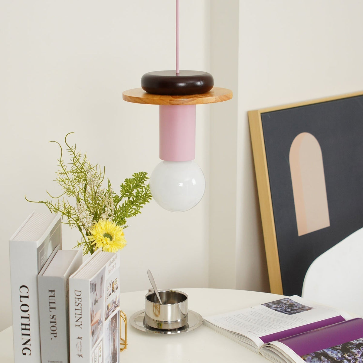 Elena Suspension Moderne en Bois