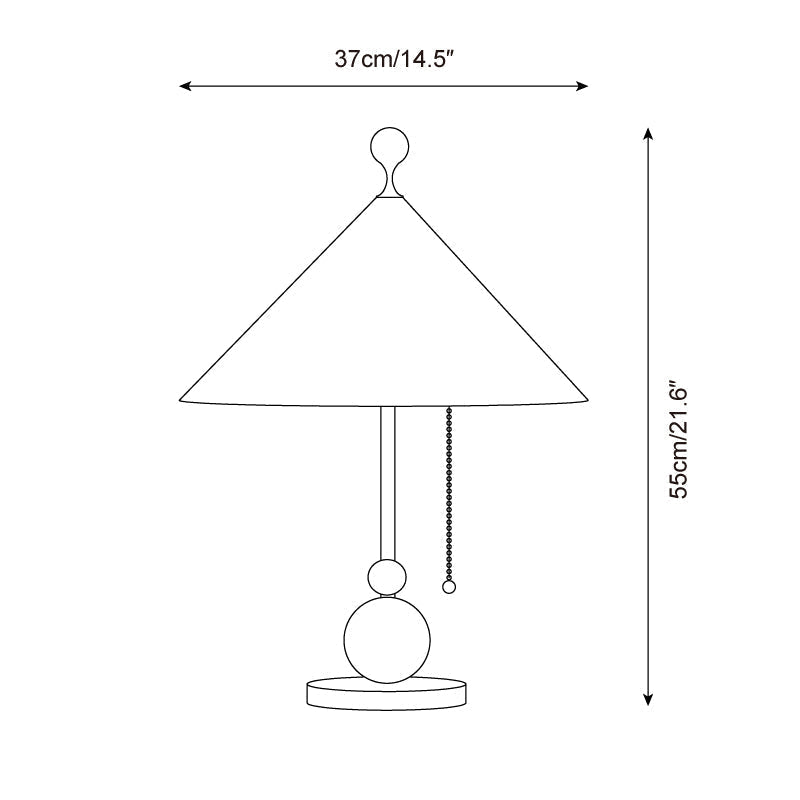 Claudette Lampe de Table