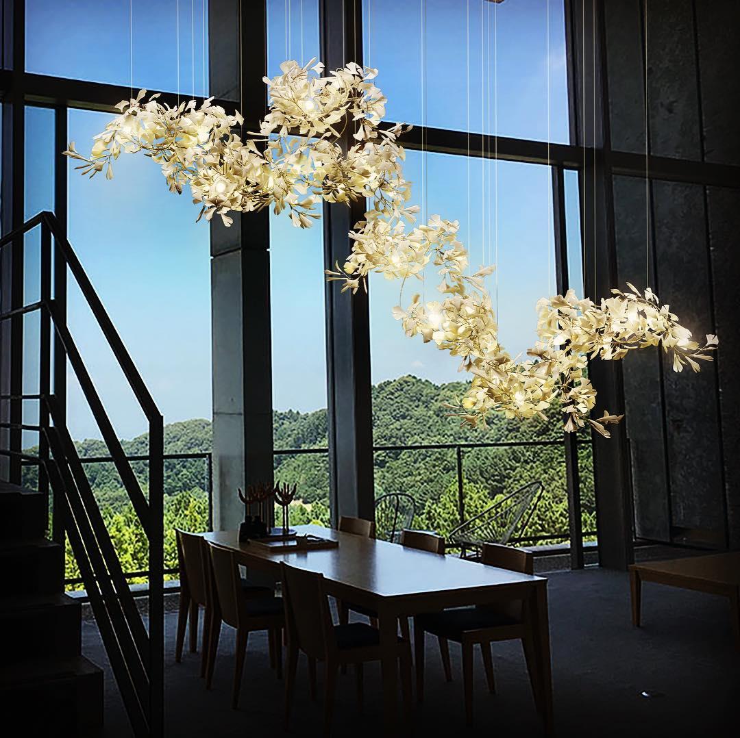 Elysia Floral Canopy Chandelier-Neutral Decor