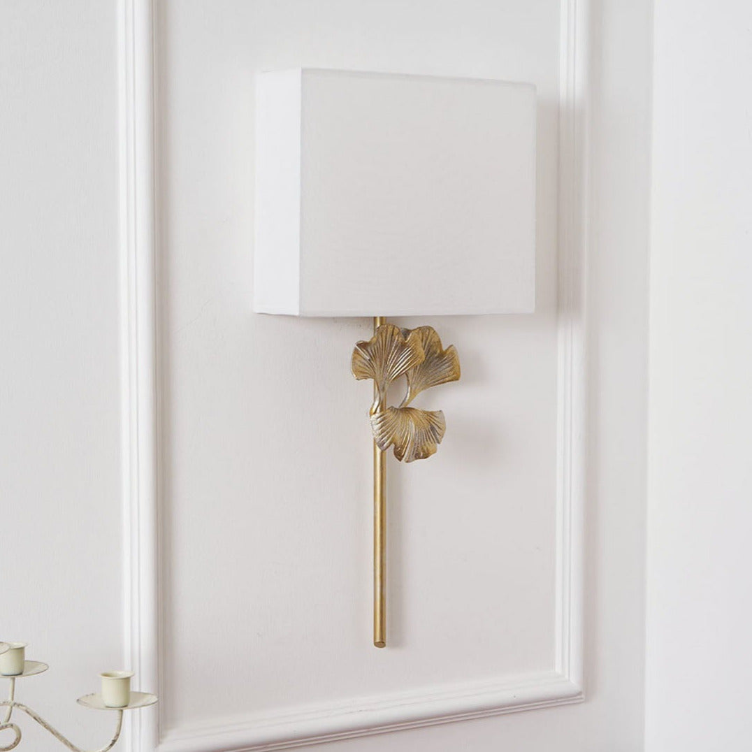 Daisy Applique Murale Feuille de Ginkgo