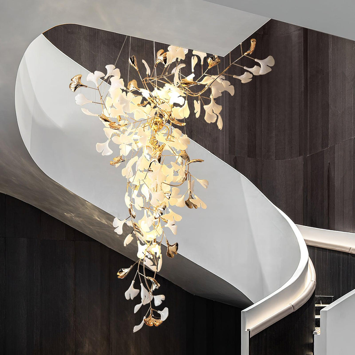 Alvana Céramique Gingko Lustre Pointe Volant