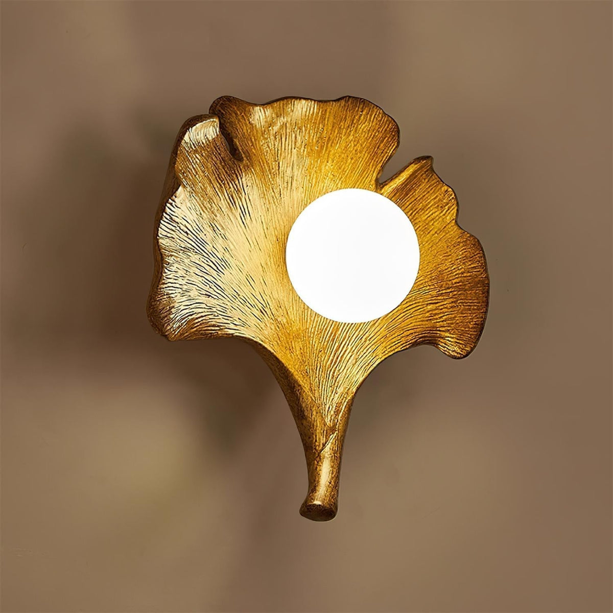 Olivia Ginkgo Leaf Shape Wall Lamp-Neutral Decor