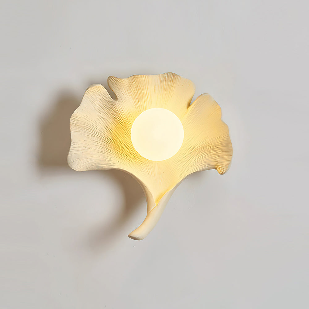 Olivia Ginkgo Leaf Shape Wall Lamp-Neutral Decor