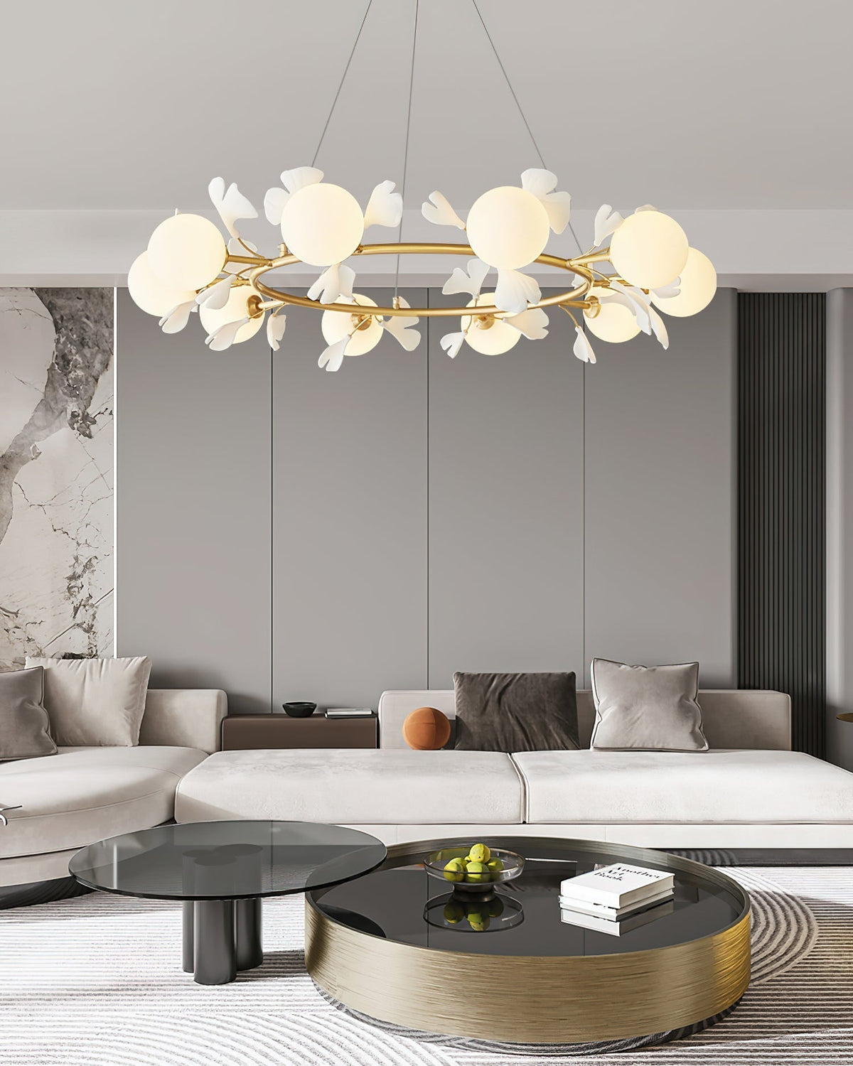 Fidova 8-Light Globe Chandelier-Neutral Decor