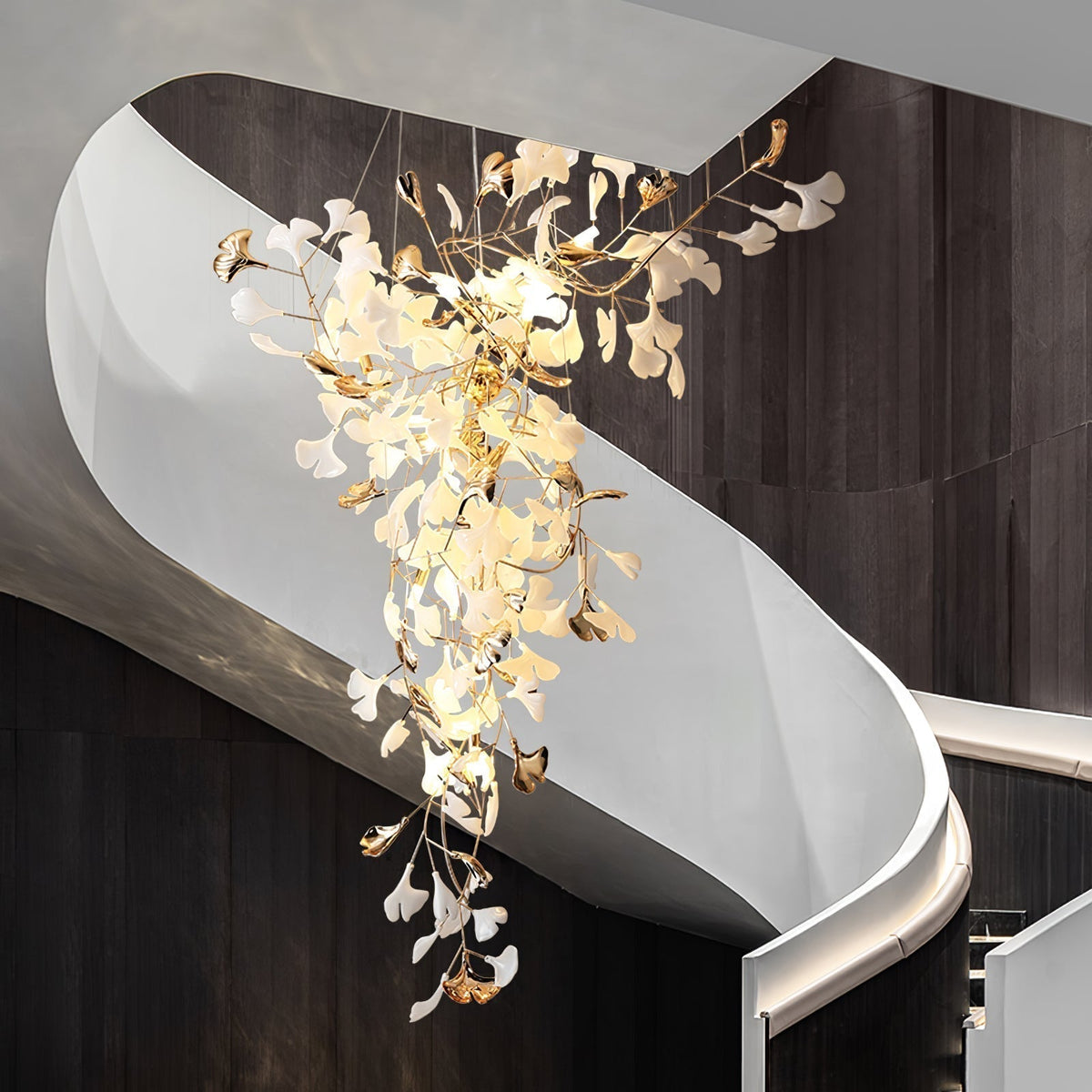 Alvana Céramique Gingko Lustre Pointe Volant