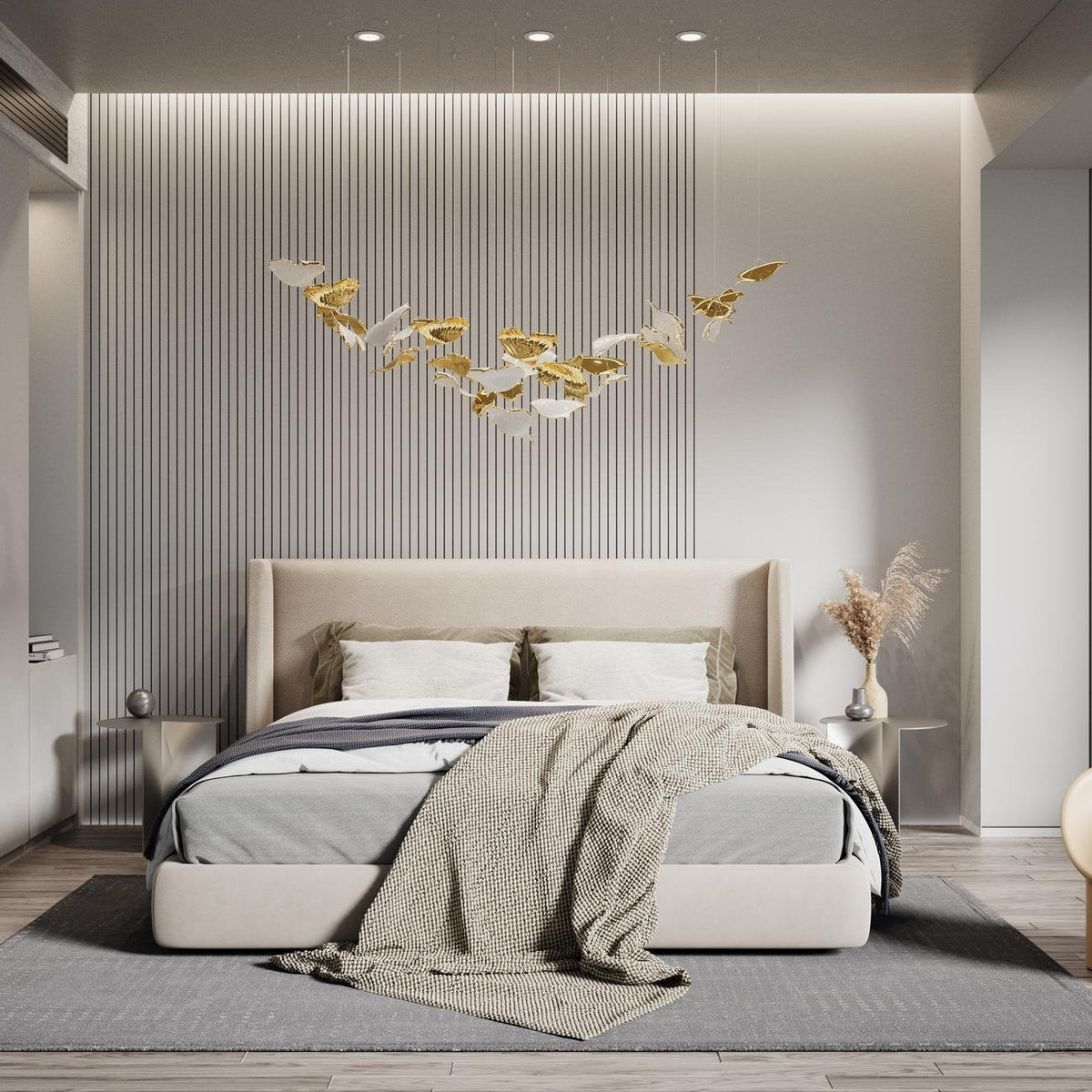 Ucareth Suspension Lumineuse en Forme de Feuille