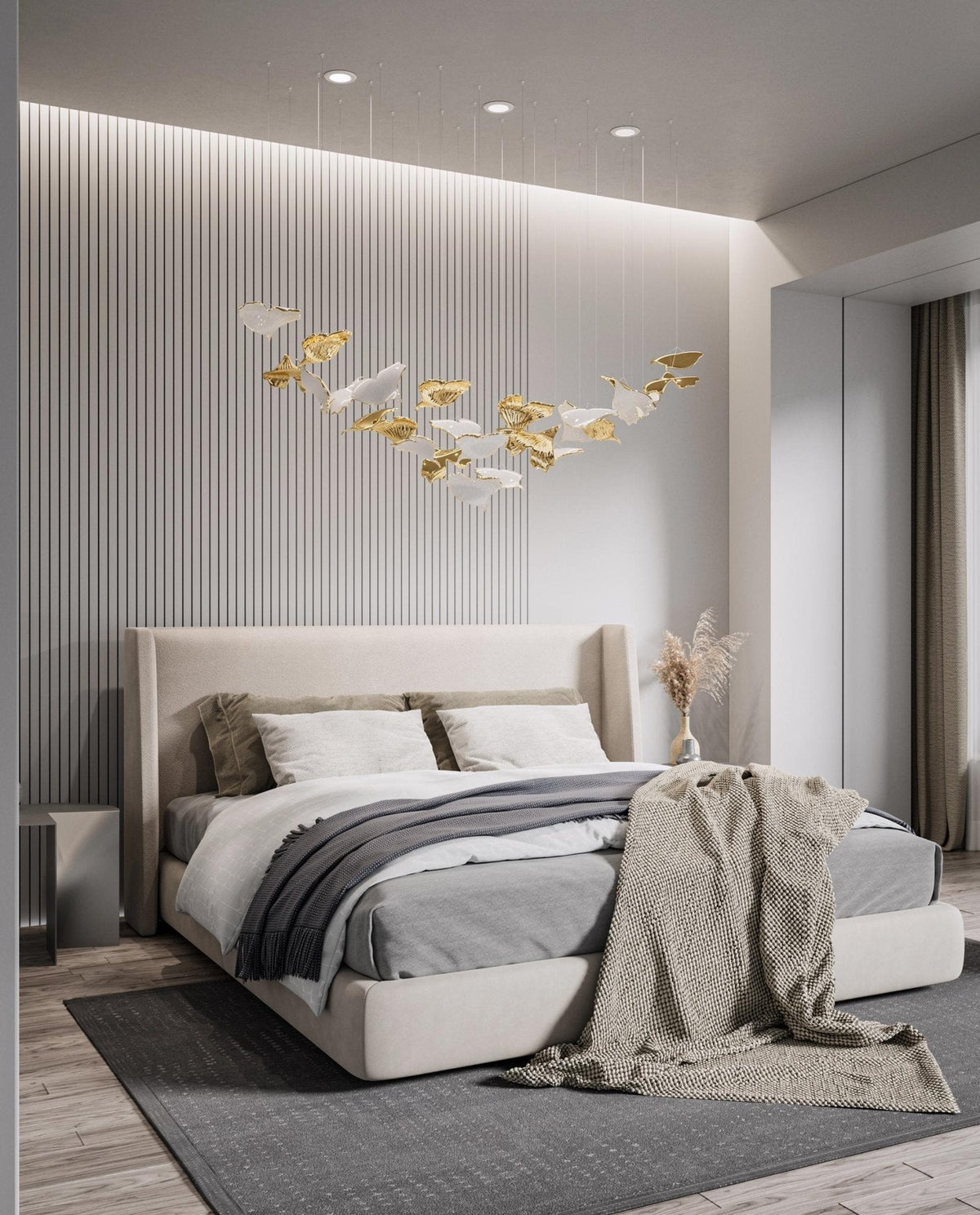 Ucareth Suspension Lumineuse en Forme de Feuille