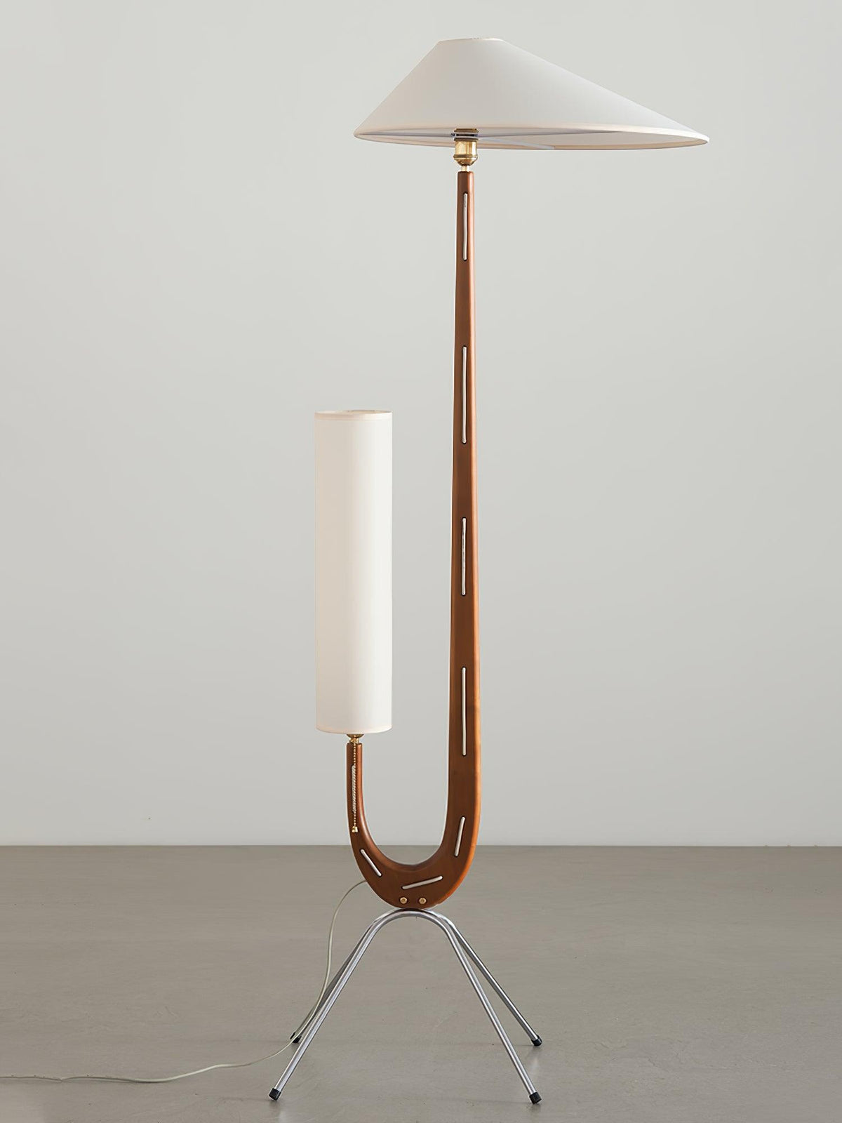 Novael Lampadaire en Tissu Scandinave
