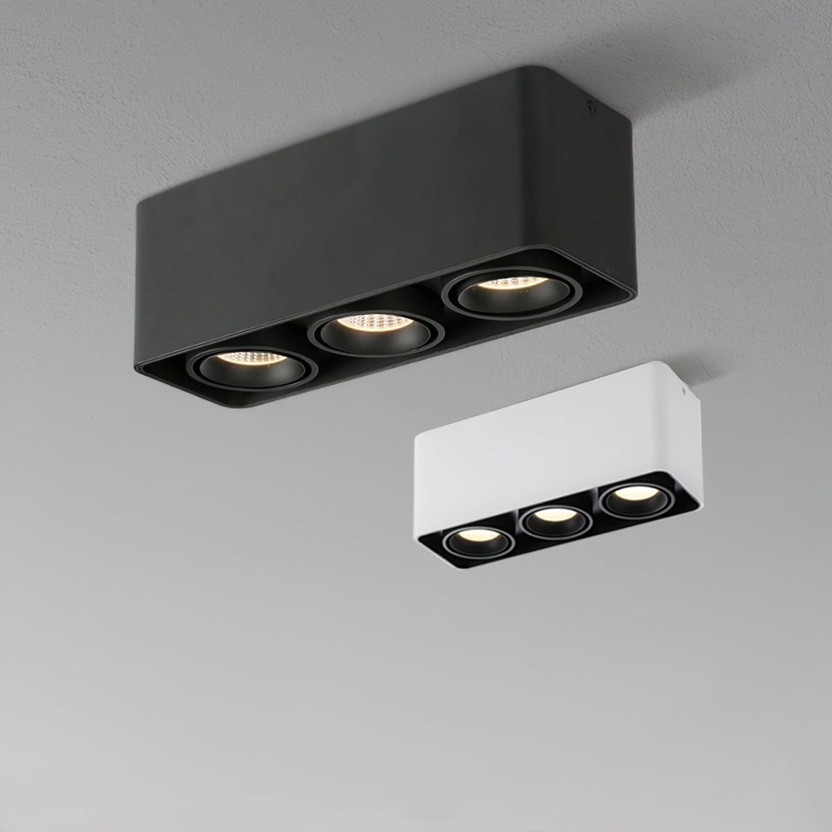 Silvella Projecteur Encastré Jumeau LED Angulaire Minimaliste