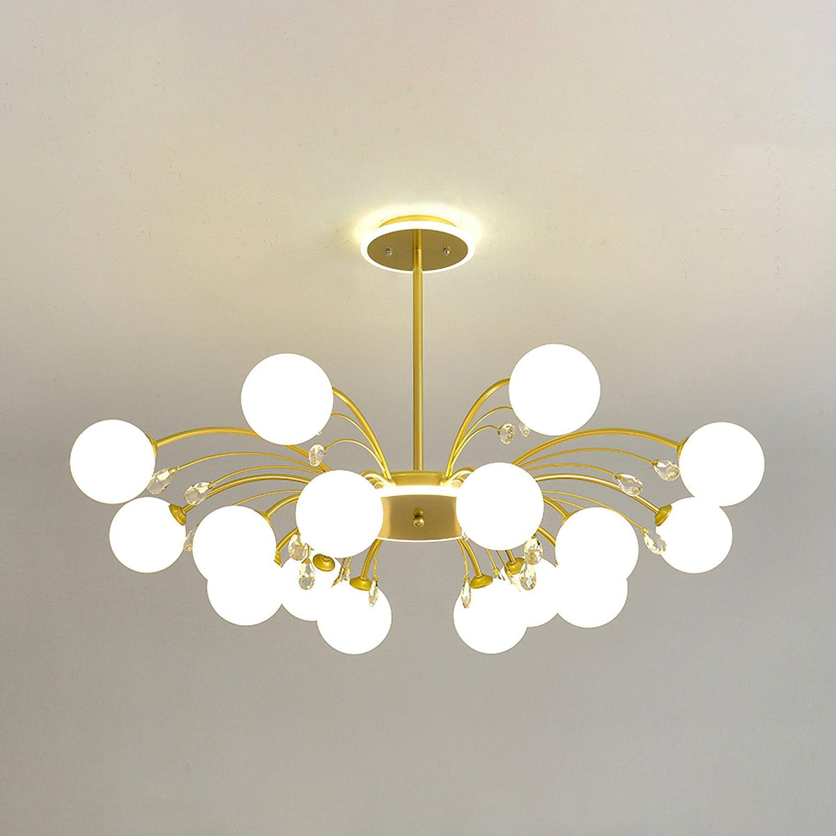 Loraya Suspension en Verre Goutte de Pluie