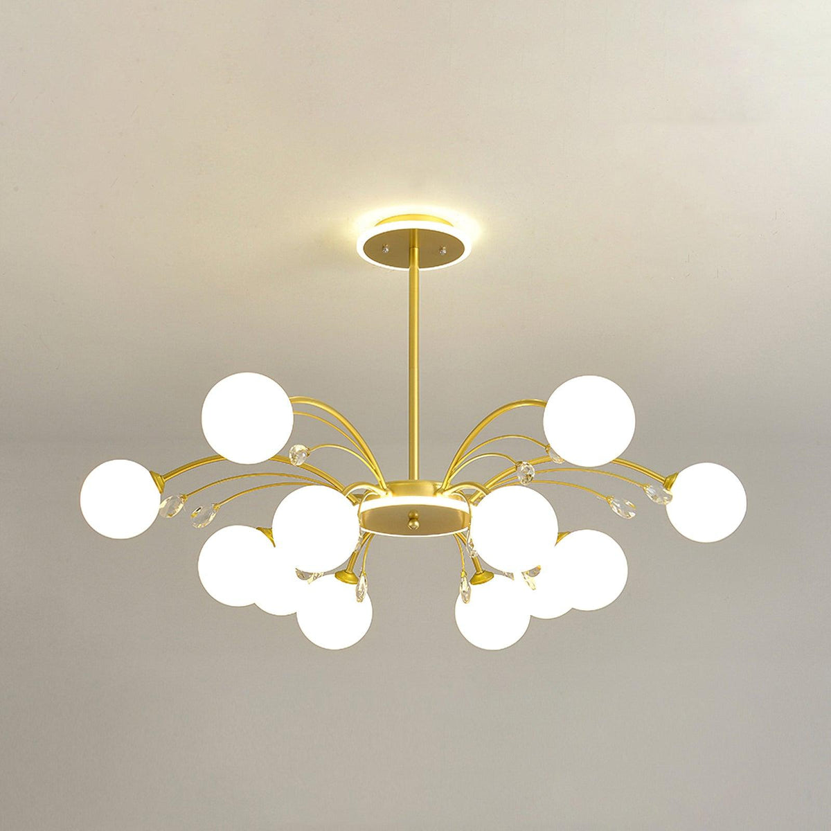 Loraya Suspension en Verre Goutte de Pluie