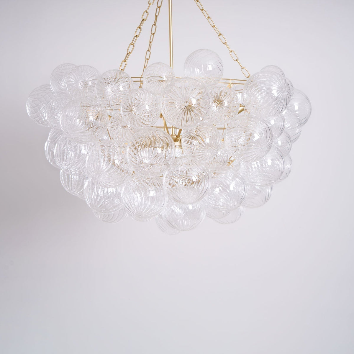 Edriana Lustre Moderne en Verre Boule Bulle
