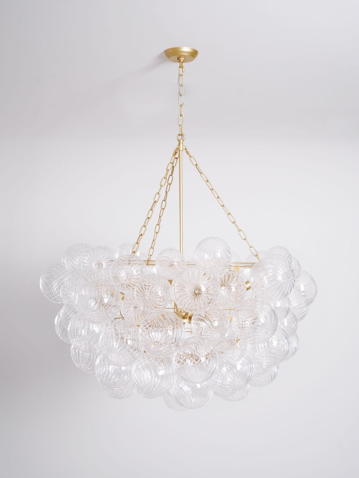 Edriana Lustre Moderne en Verre Boule Bulle