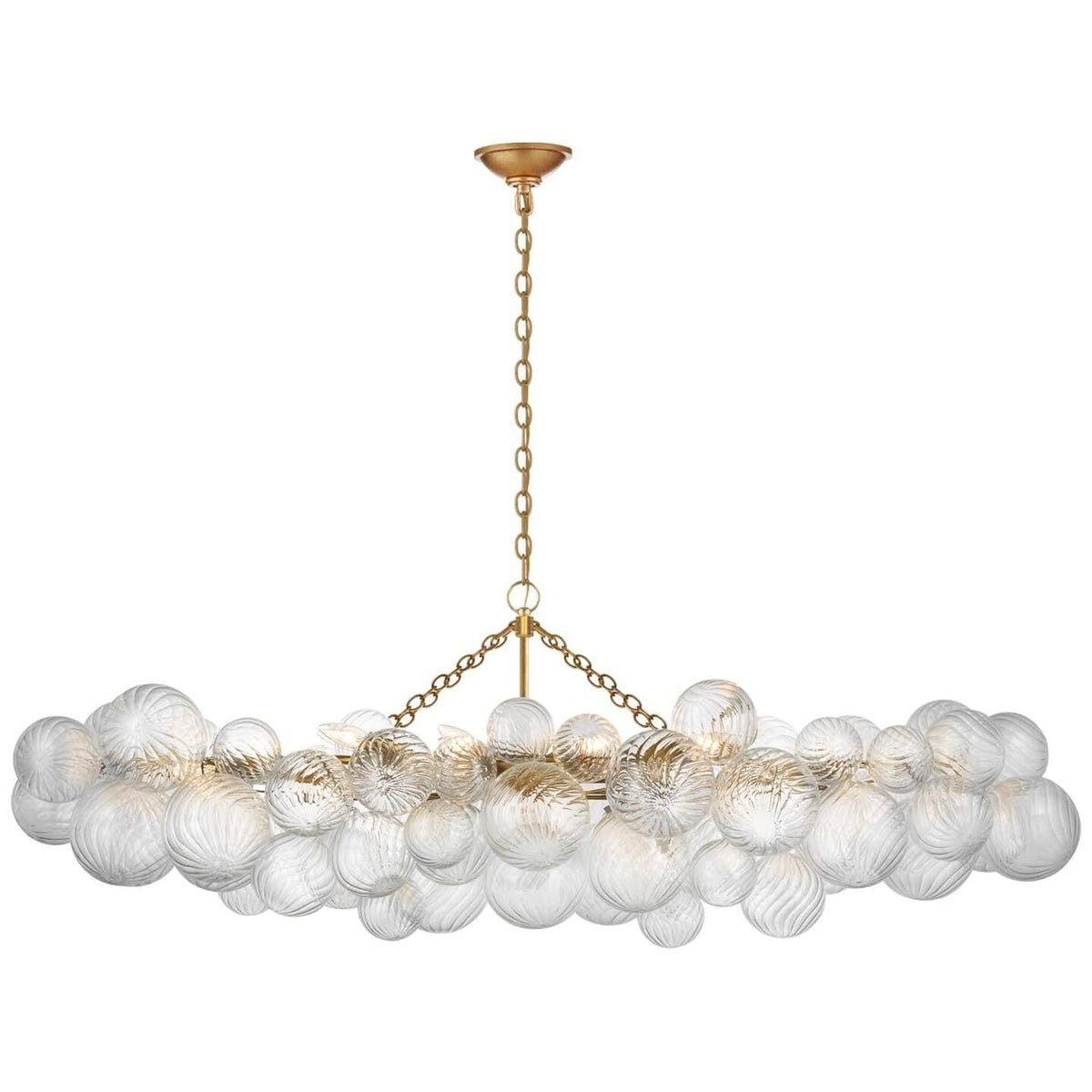 Edriana Lustre Moderne en Verre Boule Bulle