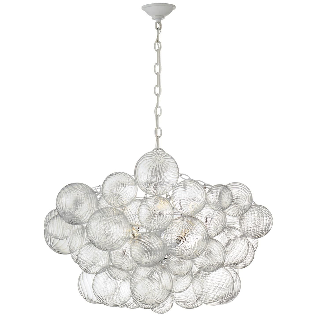 Edriana Lustre Moderne en Verre Boule Bulle