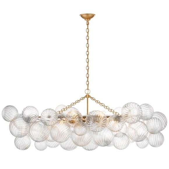Edriana Lustre Moderne en Verre Boule Bulle