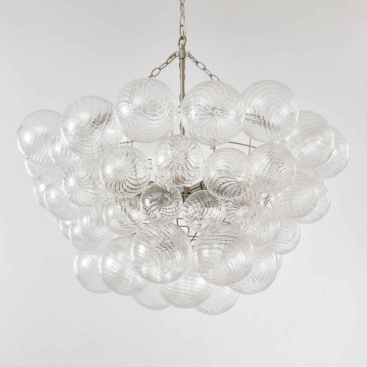 Edriana Lustre Moderne en Verre Boule Bulle