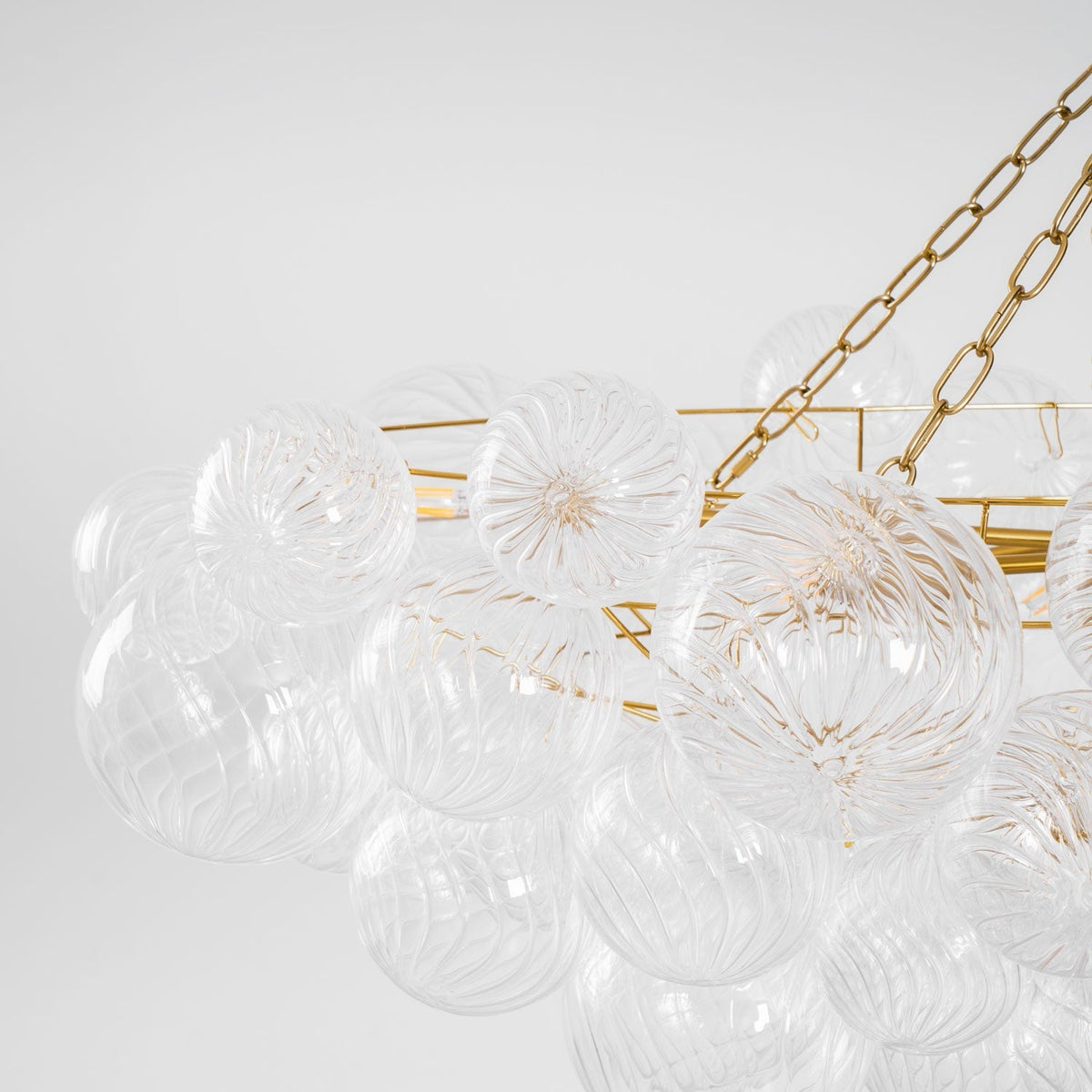 Ben Lustre Boule en Verre Bulle Moderne