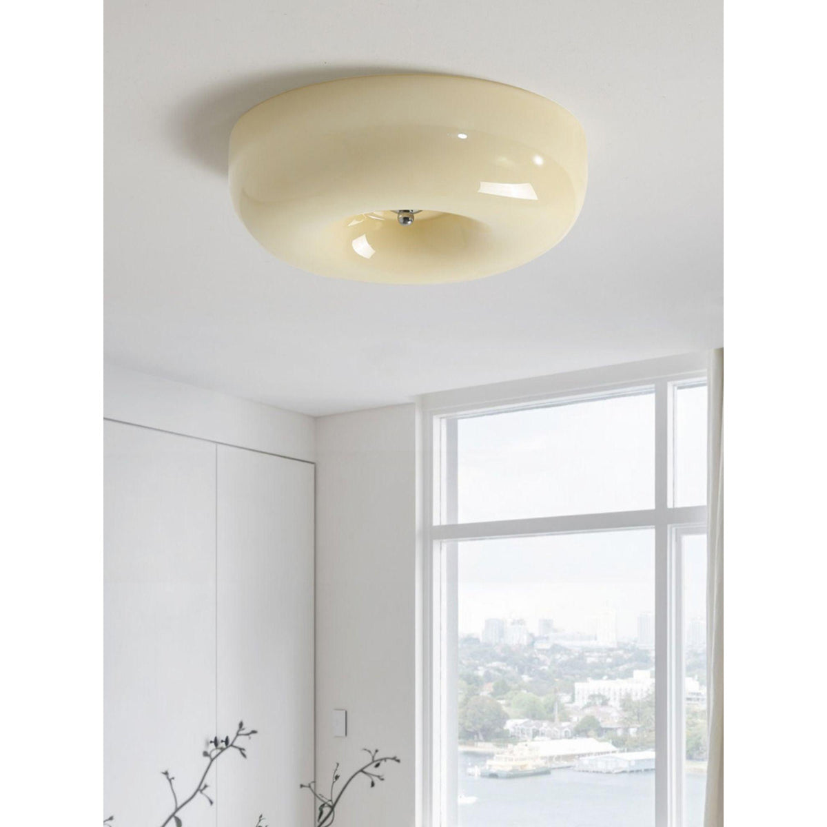 Ulsolir Plafonnier En Verre à Bouton Artistique De Qualité Supérieure