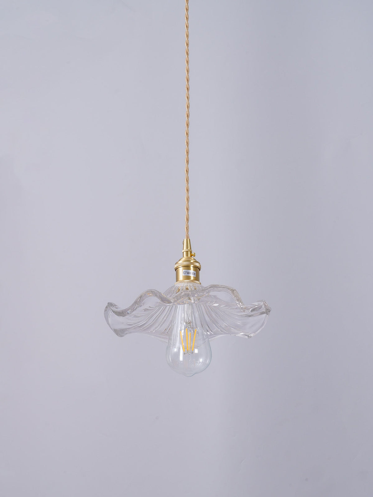 Lorella Suspension Fleur en Verre Moderne