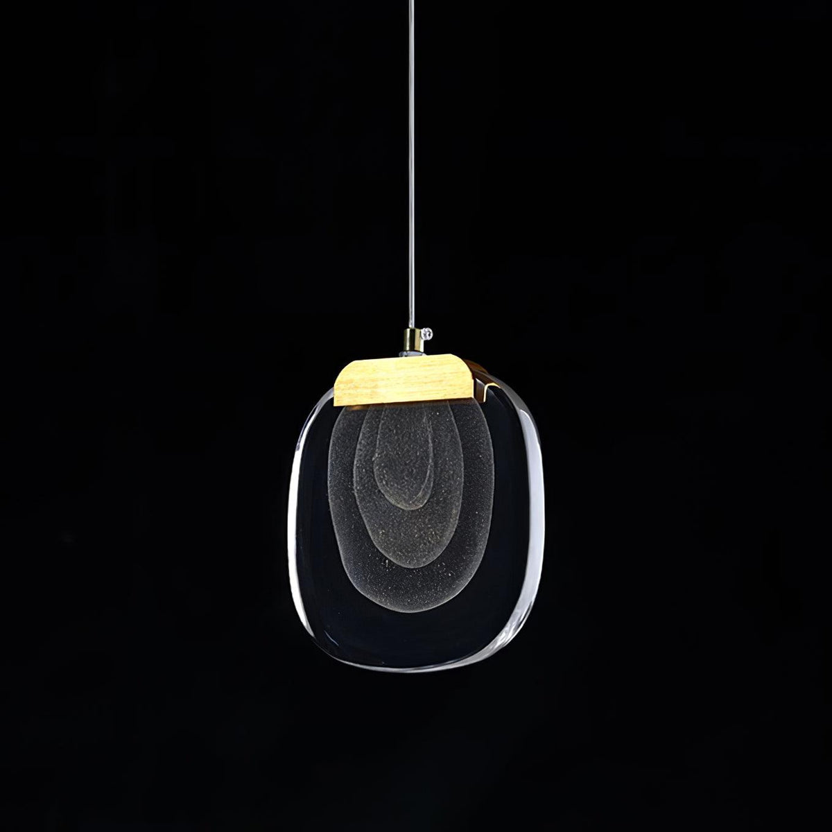 Avesia Minimalist Glass Pendant Light Staircase-Neutral Decor