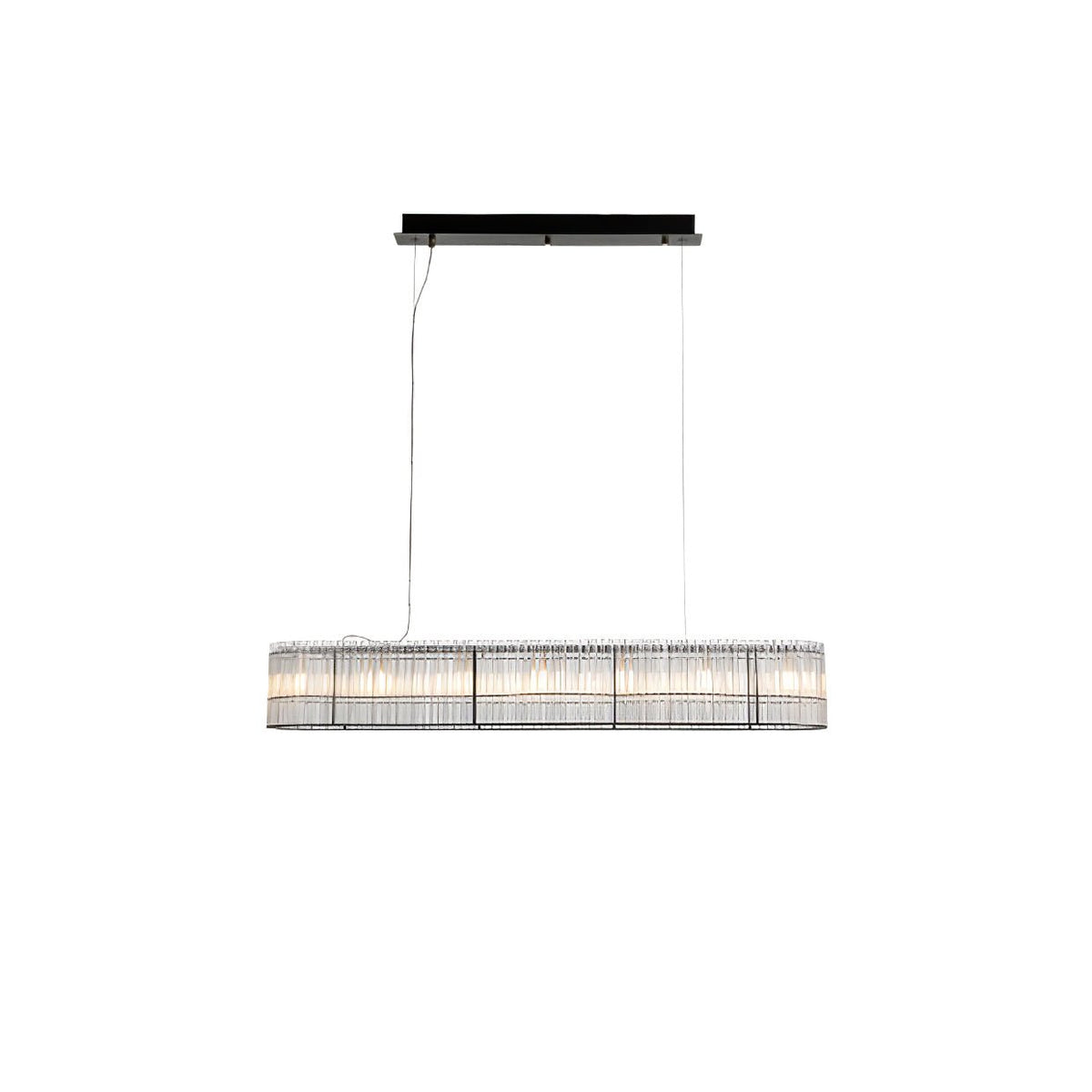 Perressa Suspension en Verre Tube Anneau Moderne Luxe