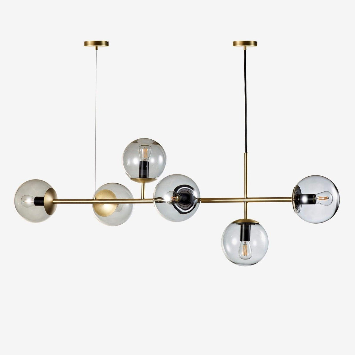 Olveya Suspension Orb Laiton Verre Pour Salon