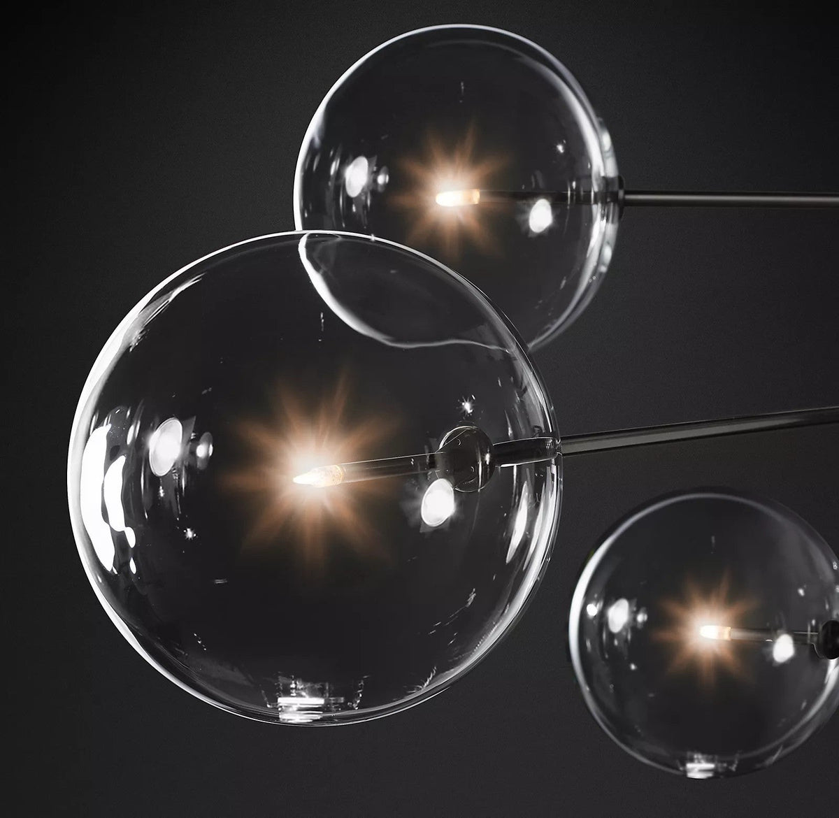 Orbit Lustre en Verre Contemporain