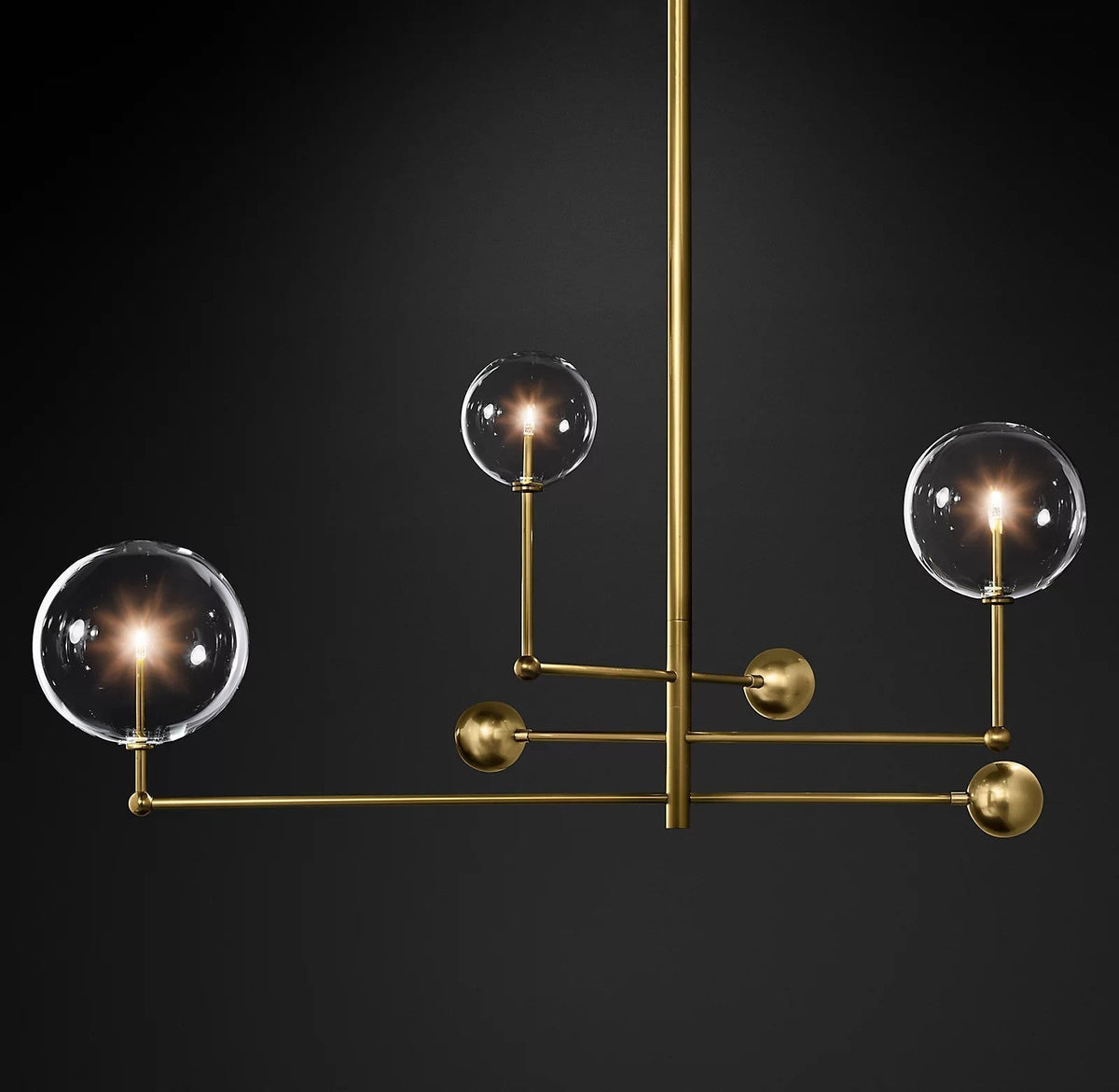 Orbit Lustre en Verre Contemporain